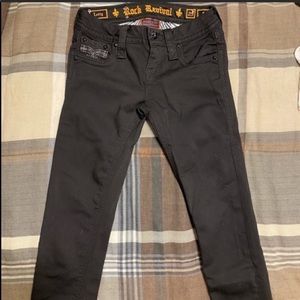 Rock Revival Black Skinny Jeans Letty